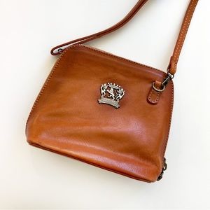 Pratesi Leather Cross-Body Bag Volterra Bruce